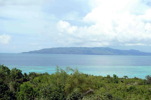 Baclayon Bohol overlooking ocean view